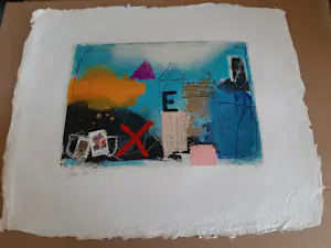 Theo Koster - Zeefdruk, Zonder titel kaufen? Bieten Sie von 35!