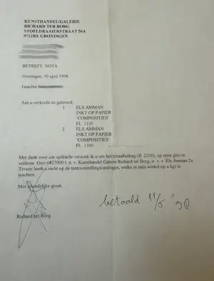 Els Amman - Compositie kaufen? Bieten Sie von 350!