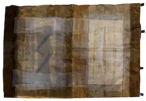 Els Meppelder - Wandkleed in bruine tinten verkauft für € 65!