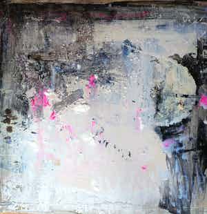 Irene van den Bos - Abstract with a little pink verkocht voor € 50!