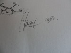 Niet of onleesbaar gesigneerd - Litho, Titel onbekend kopen? Bied vanaf 1!