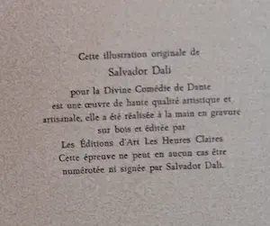 Salvador Dali - originele illustratie van Salvador Dali voor La Divine Comedie de Dante kopen? Bied vanaf 1!