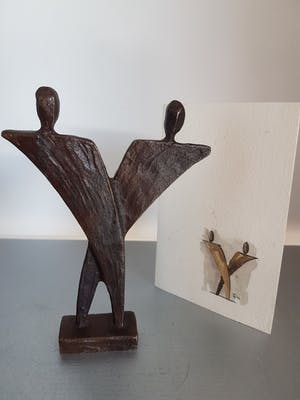 Jos Gielen - Bronzen beeld "De Eenheid" kopen? Bied vanaf 35!