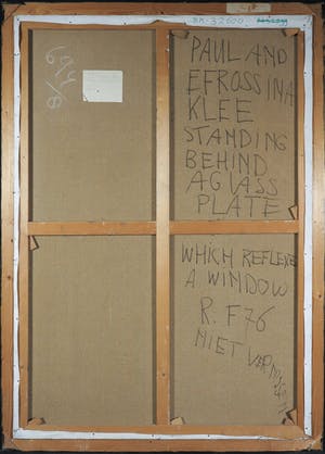 Rob Ferencik - Olieverf op doek, Paul en Efrosina Klee (...) - Ingelijst (Zeer Groot) kopen? Bied vanaf 100!