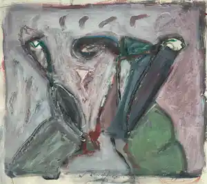 Piet Warffemius - Abstracte voorstelling, (Z11) verkauft für € 180!