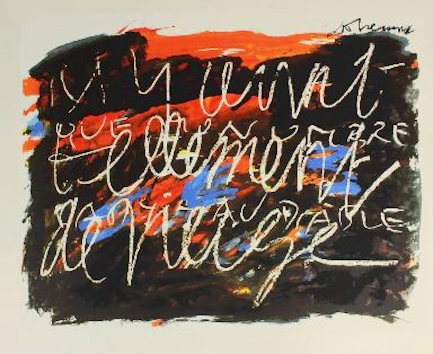 Karel Appel - Christian Dotremont - Duo Pour Pinceau et Crayon - De Neige kopen? Bied vanaf 10!
