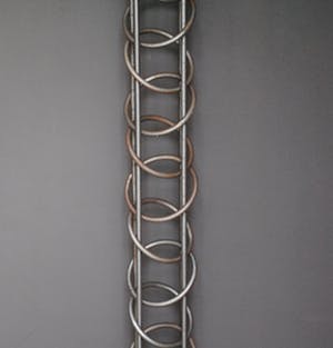 Arie Berkulin - Sculptuur 'Ringentoren' - ijzer - 1980 - zéér kleine oplage van 3 stuks kopen? Bied vanaf 1350!