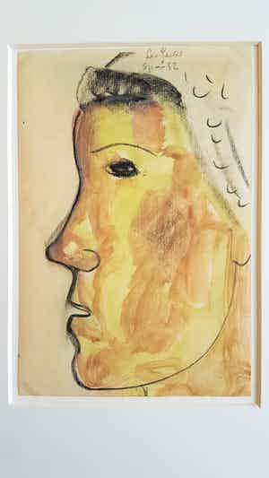 Leo Gestel - Vrouwenkop verkocht voor € 100!