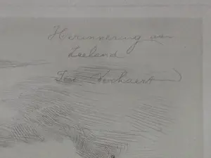 Piet Verhaert - Herinnering aan Zeeland - Ets kopen? Bied vanaf 50!