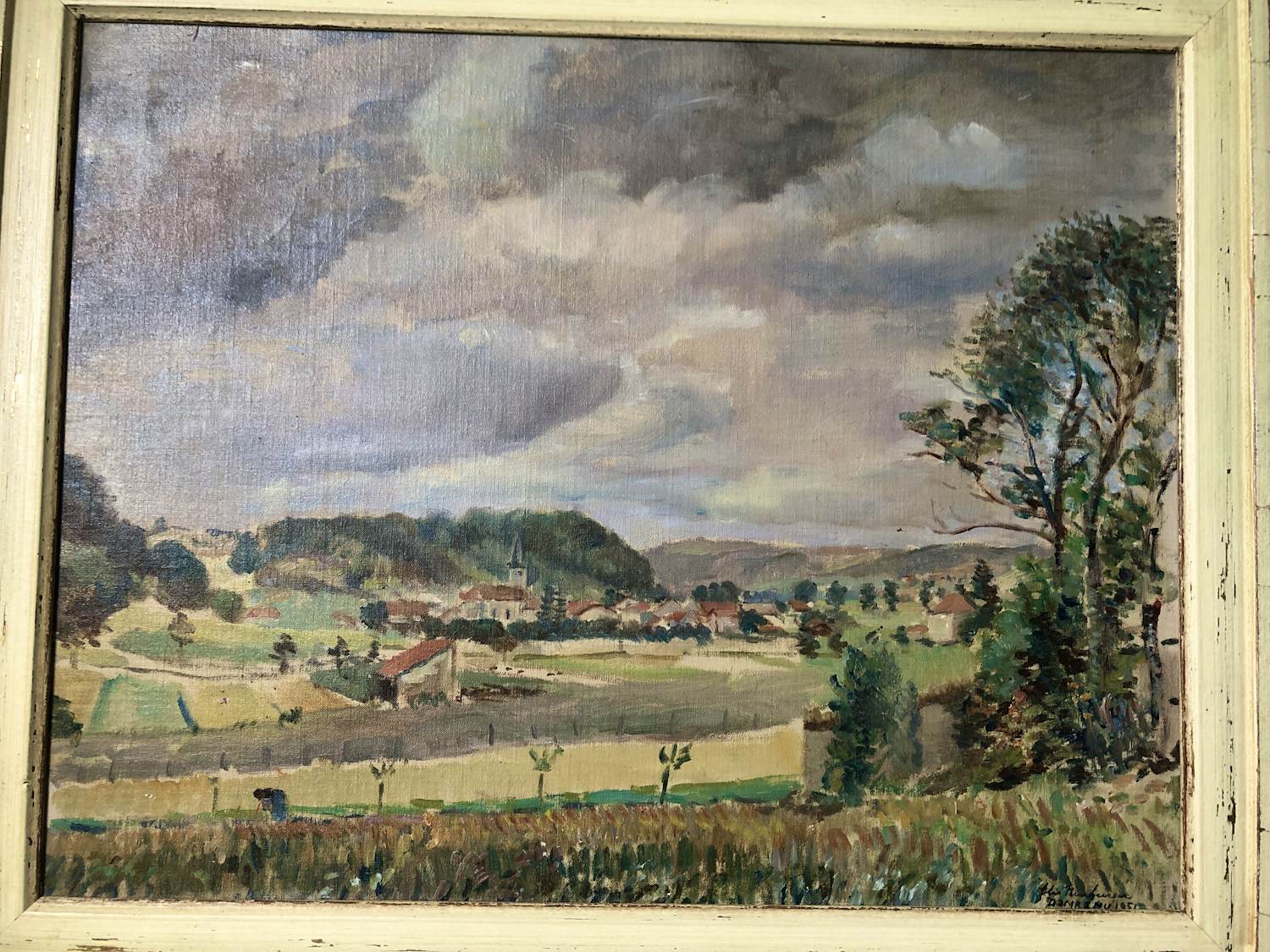Elie Neuburger - Gezicht op Greux Domremy verkocht voor € 60!