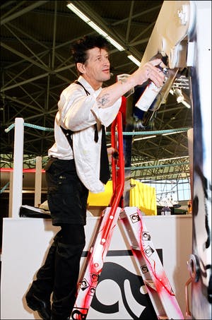 Herman Brood - Zeefdruk: KOOK VAN JOU, welke met de hand is gesigneerd door Herman Brood. kopen? Bied vanaf 175!
