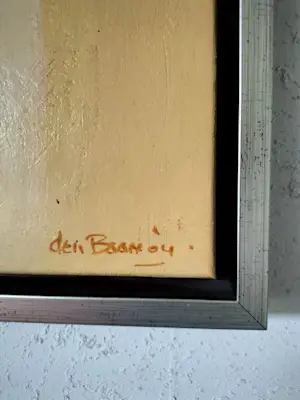 Buy Theo den Boon - Abstract Olieverfschilderij? Bid from 400!
