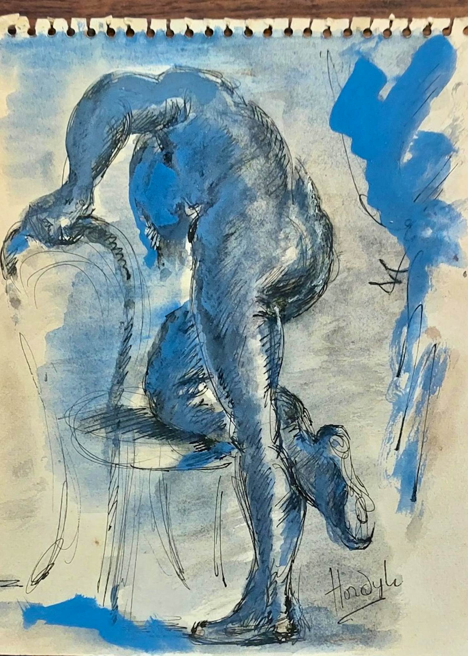 Gerard Hordijk - Naakt vooroverleunend kopen? Bied vanaf 1!