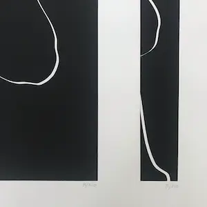 Harry van Kuyk - Lot van 2 zeefdrukken - 1976 - "Grafinu" - 71/250 kopen? Bied vanaf 45!