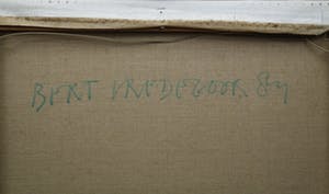 Bert Vredegoor - acrylverf op doek - abstracte compositie kopen? Bied vanaf 195!