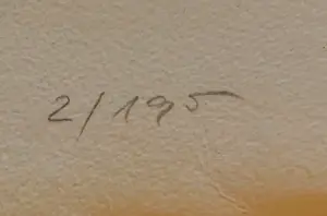 Heinz Mack - Zeefdruk: flammenhand kopen? Bied vanaf 450!