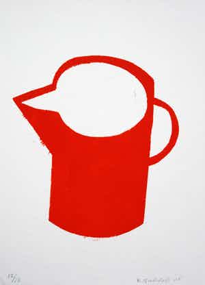 Klaas Gubbels - sjabloondruk: kan - 2006 verkocht voor € 295!