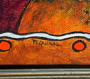 Piet Quekel - Lot van 3 schilderijtjes. Wilon, Ralia, Gobul. kopen? Bied vanaf 90!