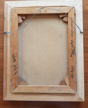 Niet of onleesbaar gesigneerd - Mooi Frans aangezicht van een markt in Parijs. Handgesigneerd. kopen? Bied vanaf 10!