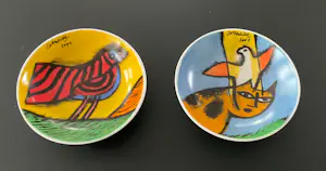 Corneille - TWEE KOPJES, TWEE ONDERZETTERS en TWEE SCHAALTJES kopen? Bied vanaf 40!