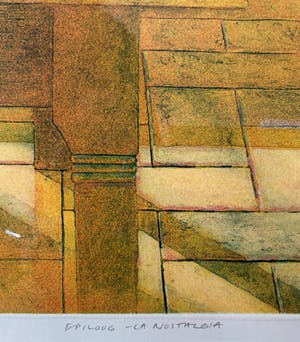 Elmar Gille - Ets, Epiloog - La Nostalgia Ingelijst (Groot) kopen? Bied vanaf 130!