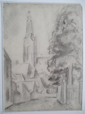 Niet of onleesbaar gesigneerd - Aquarel Wijk bij Duurstede kopen? Bied vanaf 10!
