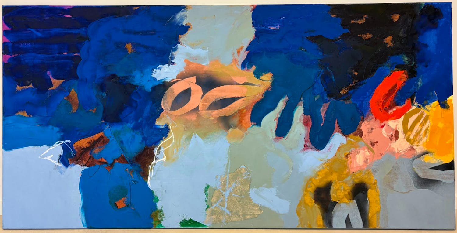 Henk van Vessem - origineel schilderij op doek - zeer groot kopen? Bied vanaf 750!