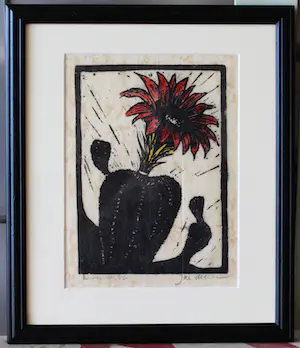 Jac. de Beer - Z.t. (bloeiende cactus) kopen? Bied vanaf 75!