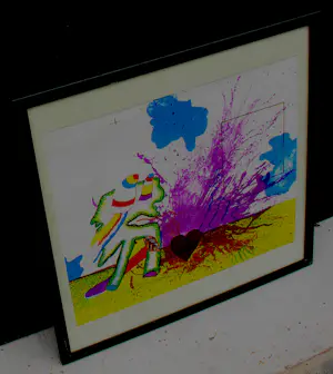 Horst Antes - Ingelijste litho: Symbiosion - 1967 kaufen? Bieten Sie von 250!