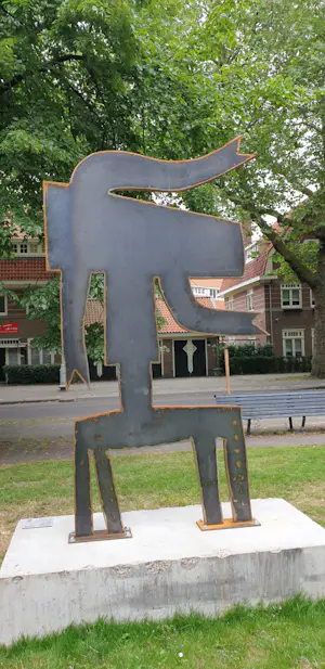 Klaas Gubbels - houtdruk 'Zijwaarts ’ - 2022 kopen? Bied vanaf 385!