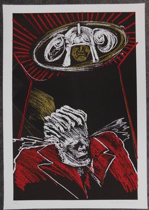 Dees De Bruyne - Homme à la veste rouge kopen? Bied vanaf 30!