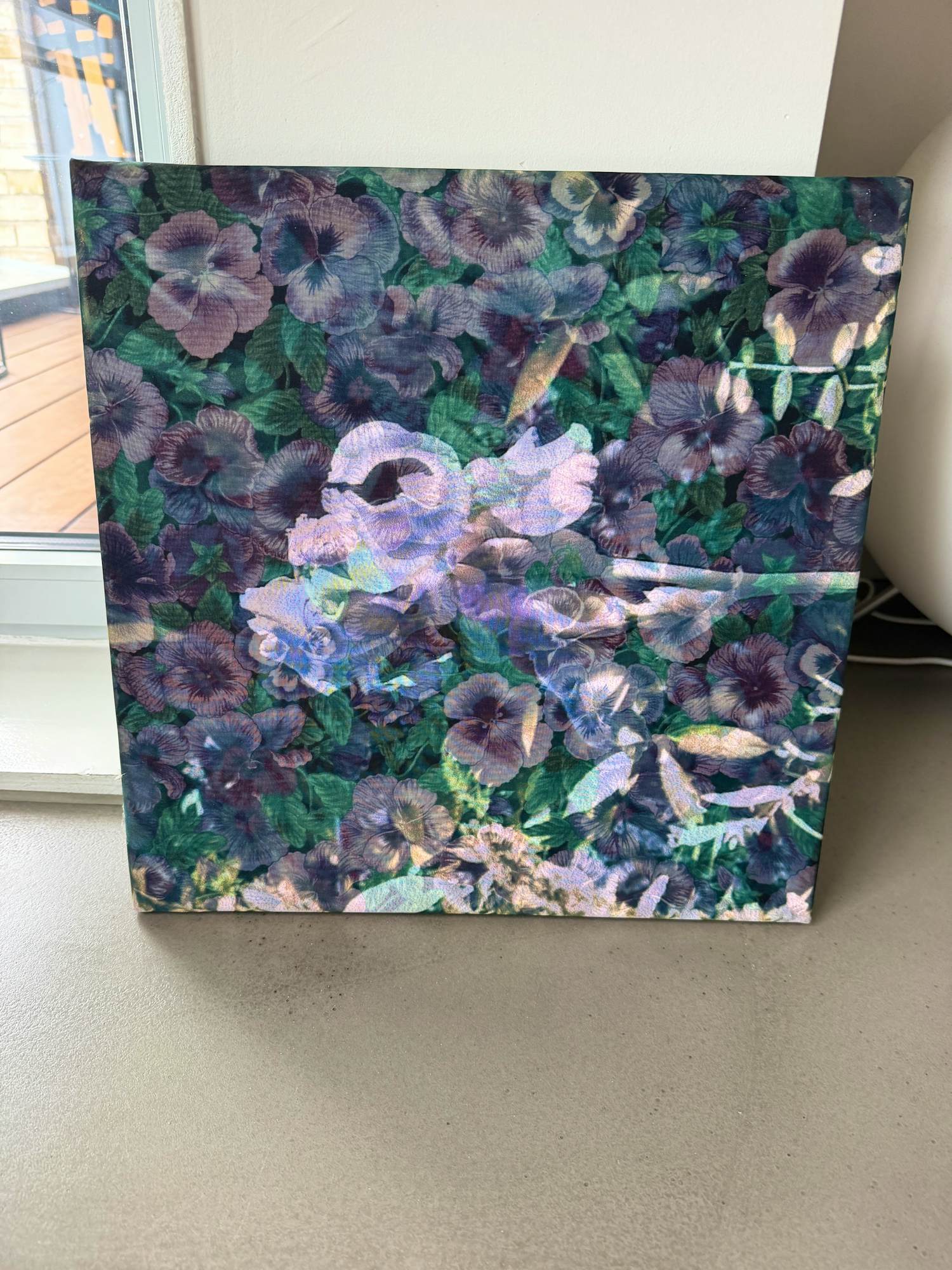 Wilma Kuil - "Iris" Wilma Kuil fotoprint op organza 40x40 oplage 30 stuks kopen? Bied vanaf 50!