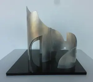 Margot Zanstra - Metalen sculptuur, Zonder titel + boek! kopen? Bied vanaf 150!