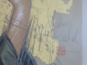 Nico Vrielink - SENSUELE VROUW / KLEURZEEFDRUK / 54x76cm / SIG kopen? Bied vanaf 75!