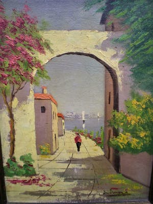 Jan Ernens - Doorkijk bij de Middellandse Zee kopen? Bied vanaf 30!