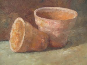 Wim van Bemmel - Jerrycan + bloempotten kopen? Bied vanaf 125!