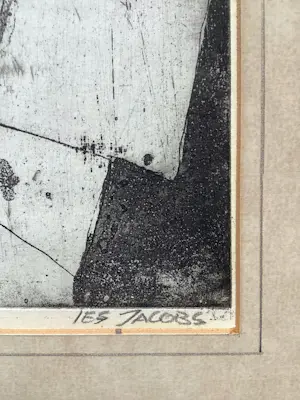 Ies Jacobs - Zeldzaam zelfportret kopen? Bied vanaf 150!