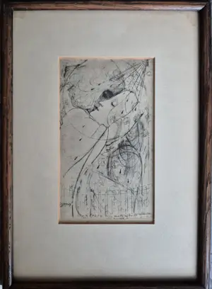AcheterJan Toorop - Elegante Art Nouveau afdruk naar Jan Toorop – symbolistische vrouw – ingelijst? Enchérissez de 25!