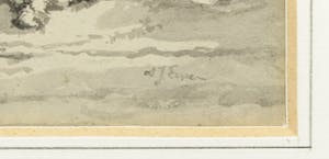 Arnoldus Johannes Eymer - Aquarel, Landschap - Ingelijst kopen? Bied vanaf 1!