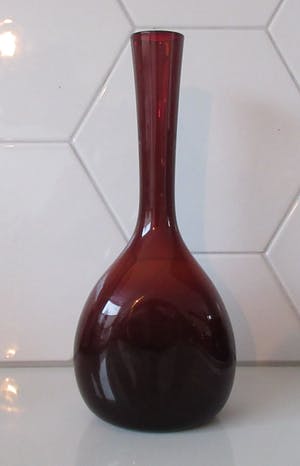 Elme Glasbruk - Bruine glazen Flesvaas kopen? Bied vanaf 25!