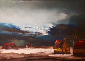 Paul Permeke - landschap met boerderijen kopen? Bied vanaf 695!