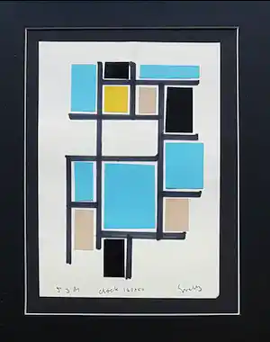 Siep van den Berg - Hommage aan Piet Mondriaan (laatste kans-geen aftersale) verkauft für € 145!