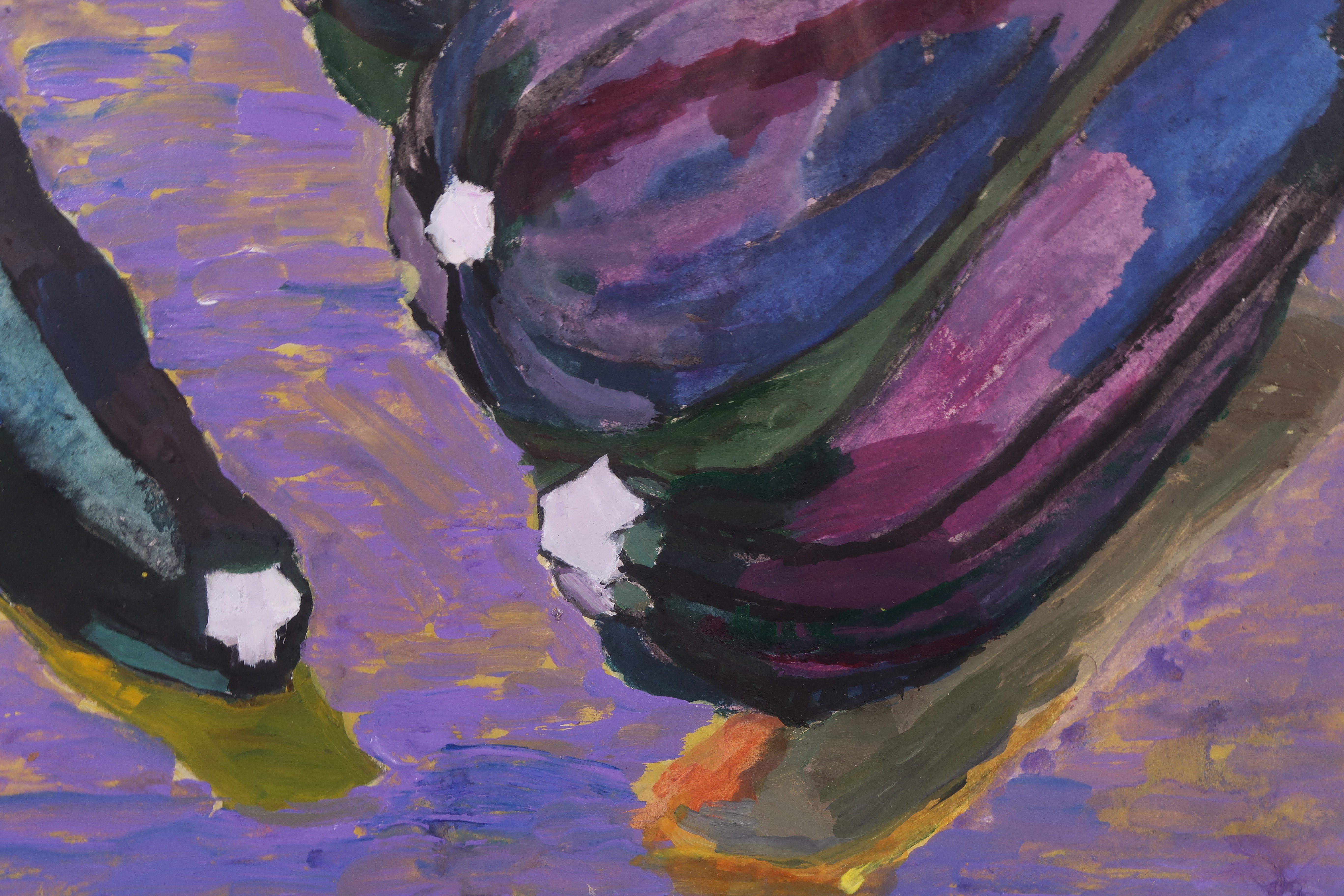 Hans Ebeling Koning - Gouache, Projectielen - Ingelijst kopen? Bied vanaf 120!