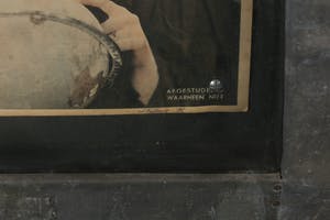 Jan Bollaert - Gemengde techniek op board, De Stad - Ingelijst (Groot) kopen? Bied vanaf 1!