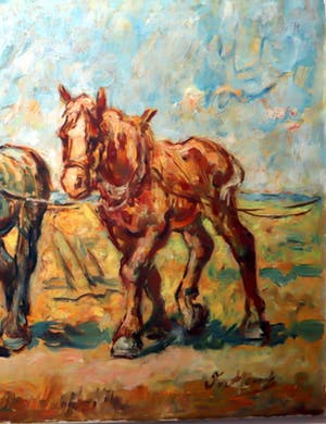 Jacques van Mourik - Werkpaarden op het land kopen? Bied vanaf 250!