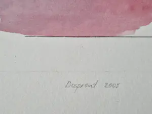 Henk Tichelaar - Grote, met ecoline gekleurde ETS "Bosprent" - kleine oplage (50) - gesigneerd kopen? Bied vanaf 38!