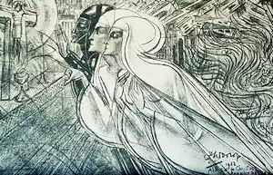 Jan Toorop - litho, Alleen de Christus kan alles redden, 1922 verkauft für € 46!