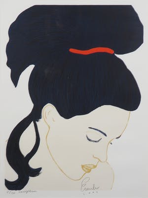 Emilio Kruithof - Zeefdruk, Wallflower - Ingelijst kopen? Bied vanaf 350!