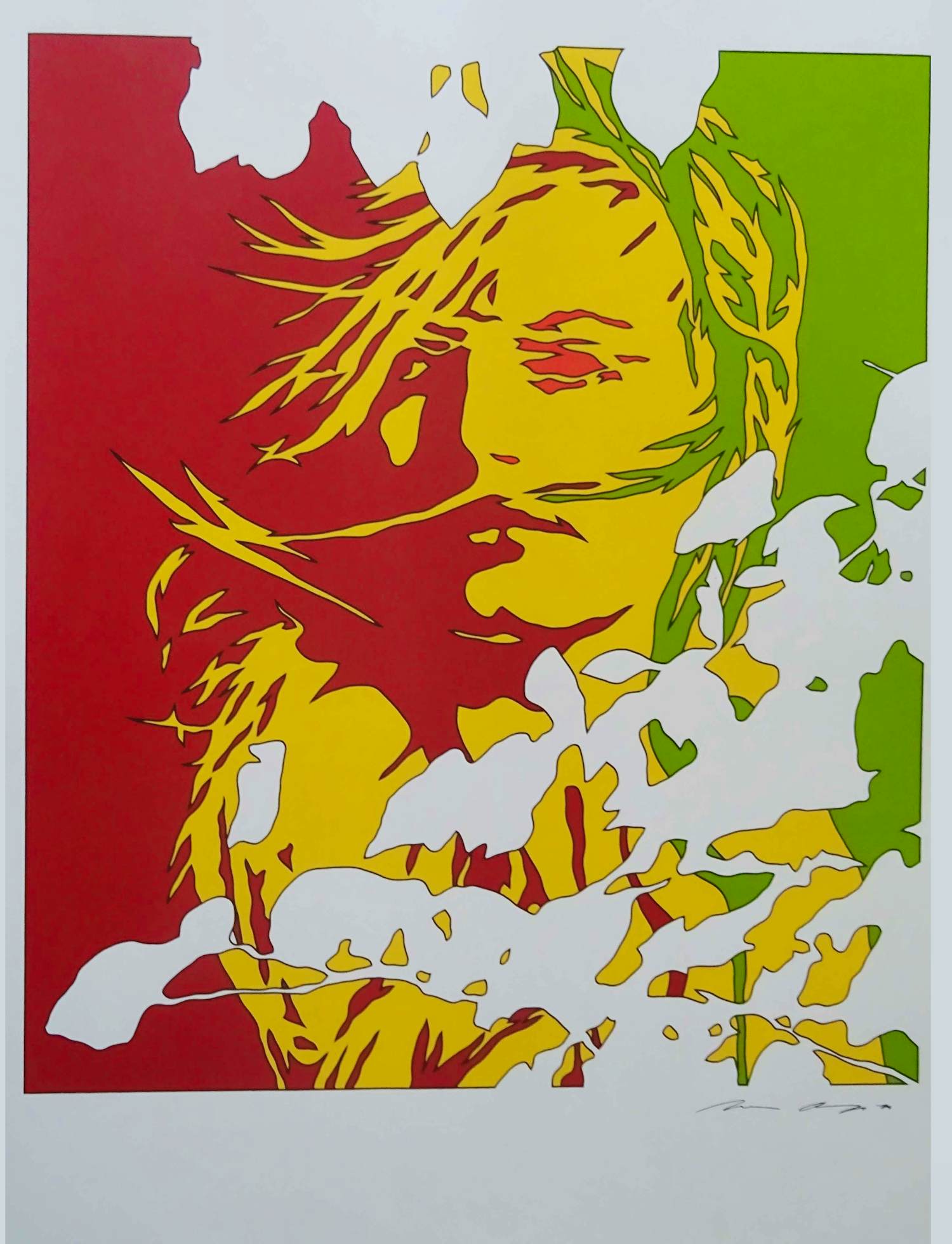 Buy Werner Berges - Girl - zeefdruk - drukgesigneerd - Jaren 1980? Bid from 65!