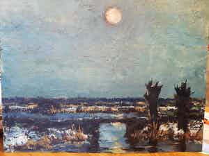 Toon Koster - landschap verkocht voor € 50!